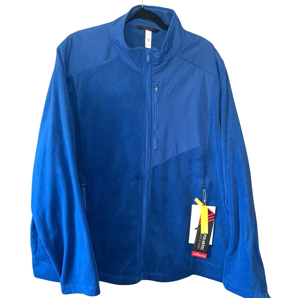 NWT - Blue Mens Fleece Jacket